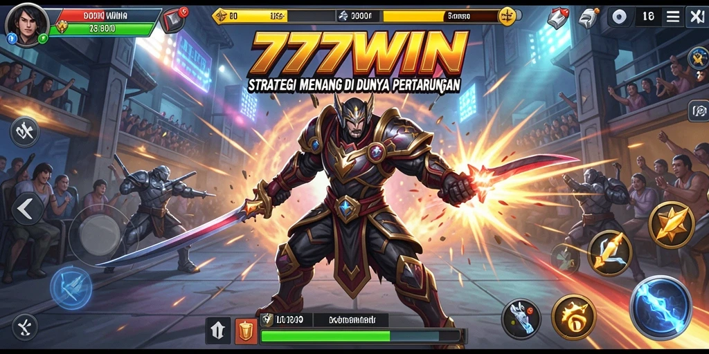 Tampilan gameplay menegangkan dalam 777WIN dengan strategi.