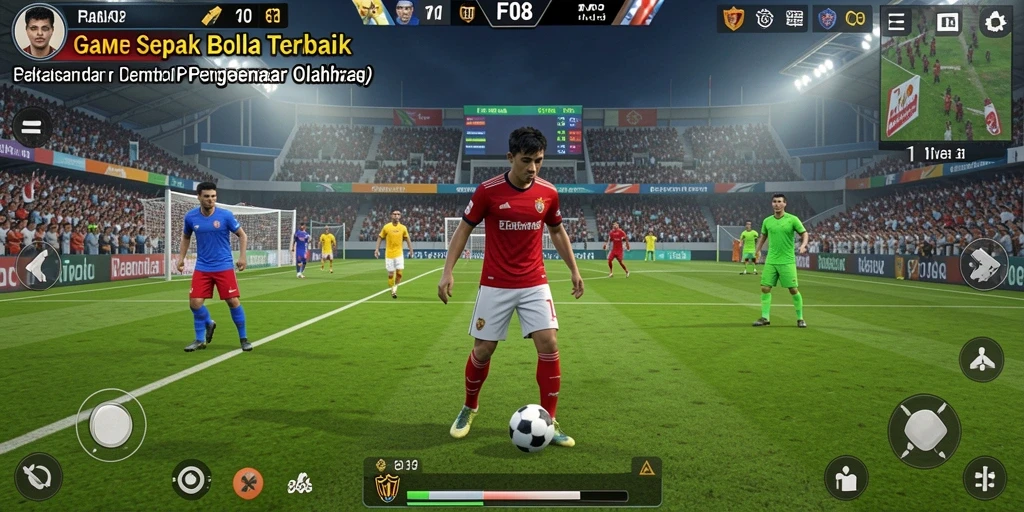 Tampilan gameplay yang menegangkan dalam F08 saat beraksi di lapangan.