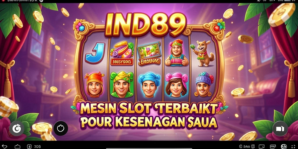 Tangkapan layar IND89 menampilkan gameplay mesin slot yang menarik dan interaktif.