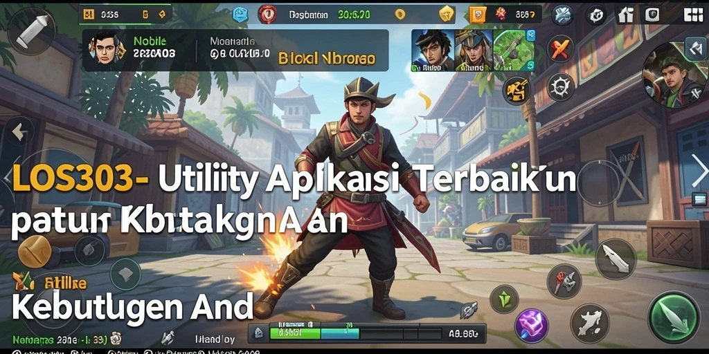 Tampilan antarmuka utama LOS303 yang intuitif dan user-friendly.