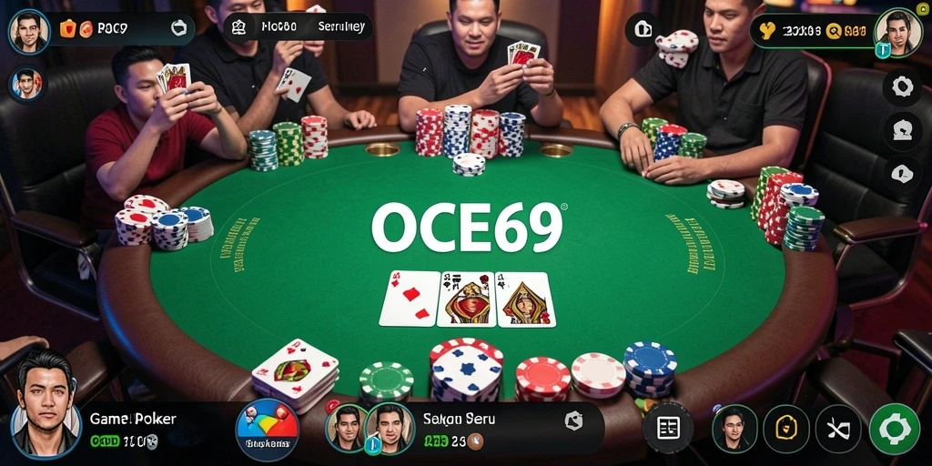 Tampilan permainan Poker yang menarik di OCE69.