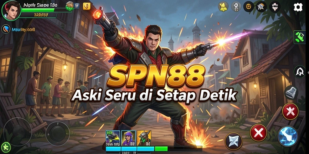 Screenshot gameplay SPN88 yang menampilkan aksi seru dan karakter dinamis.