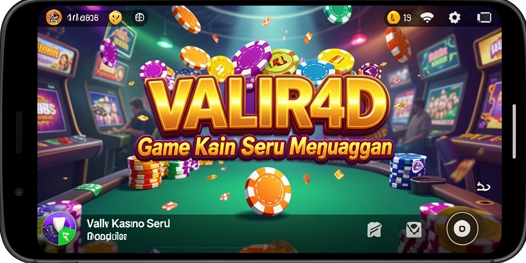 Tampilan menarik dari VALIR4D saat bermain Kasino secara online.