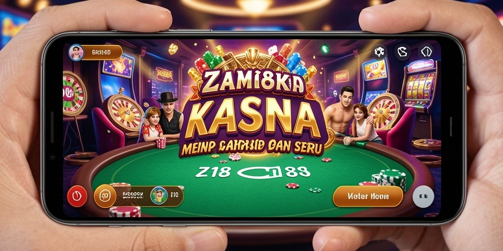 Tampilan menarik dari gameplay kasino Z18 yang mendebarkan.